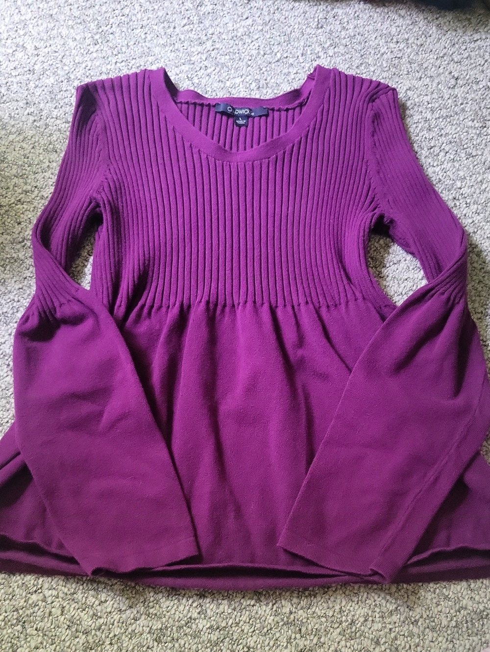 Womens Flared Sweater